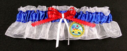 Army Inspired Bridal Garter