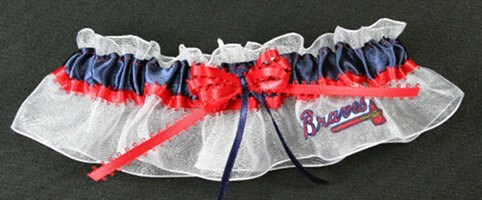 Atlanta Braves Inspired Bridal Garter