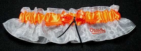 Baltimore Orioles Inspired Bridal Garter