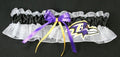 Baltimore Ravens Inspired Bridal Garter