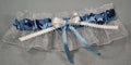 Blue Camouflage Bridal Garter