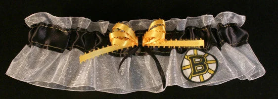 Boston Bruins Inspired Bridal Garter