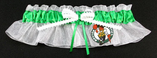 Boston Celtics Inspired Bridal Garter