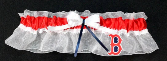 Boston Red Sox Red Inspired Bridal Garter