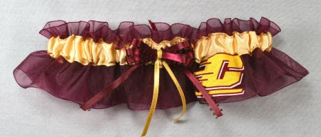 Central Michigan Inspired Bridal Garter