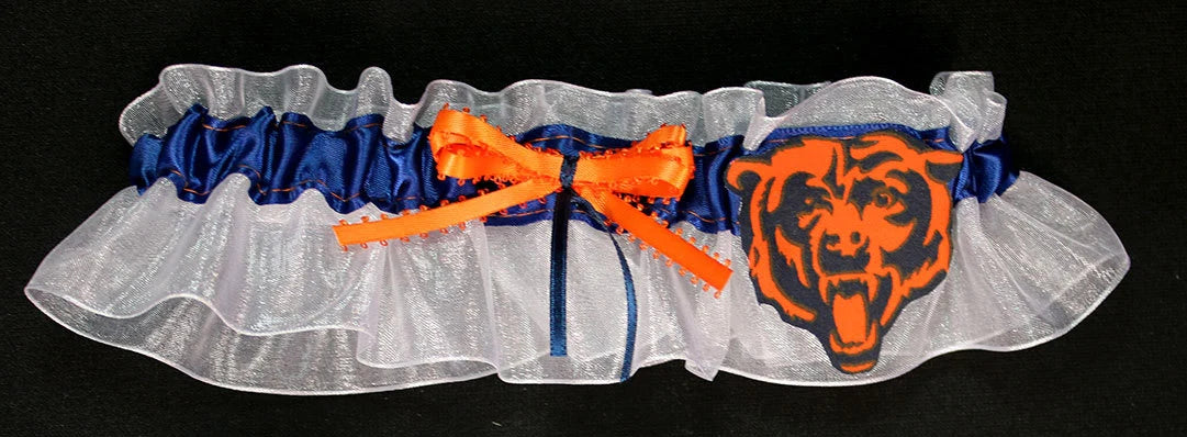 Chicago Bears Inspired Bridal Garter