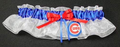 Chicago Cubs Inspired Bridal Garter