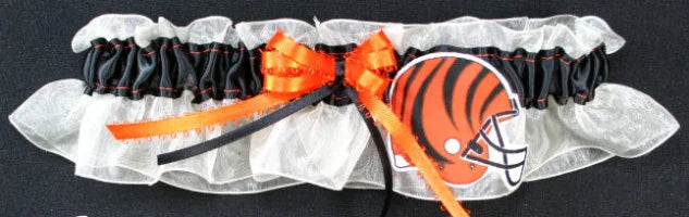 Cincinnati Bengals Inspired Bridal Garter