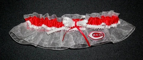 Cincinnati Reds Inspired Bridal Garter