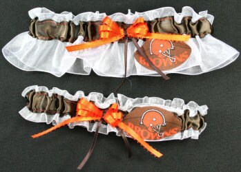 Cleveland Browns Inspired Garter Set