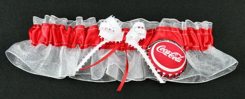 Coca-Cola Inspired Bridal Garter