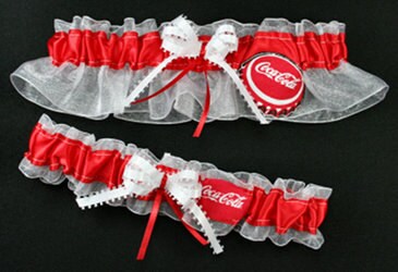 Coca-Cola Inspired Garter Set