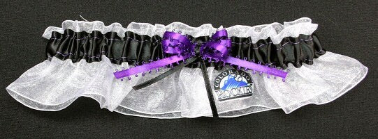 Colorado Rockies Inspired Bridal Garter