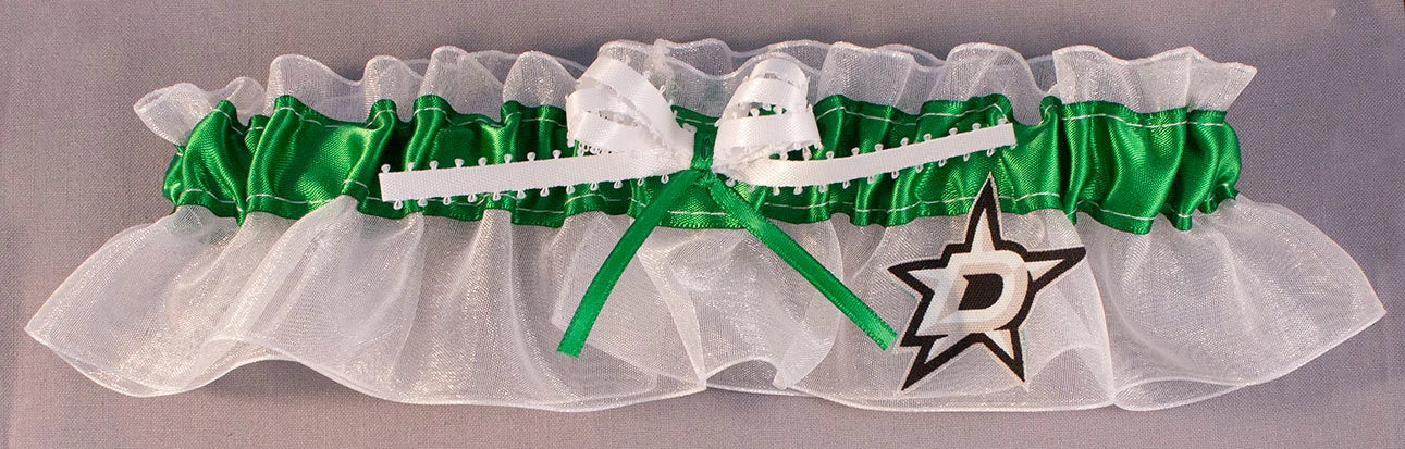 Dallas Stars Inspired Bridal Garter