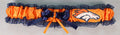 Denver Broncos Navy Inspired Toss Garter