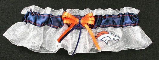 Denver Broncos Inspired Bridal Garter