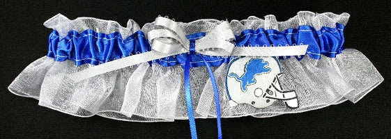 Detroit Lions Inspired Bridal Garter