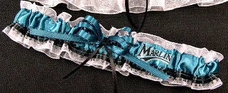 Florida Marlins Inspired Toss Garter