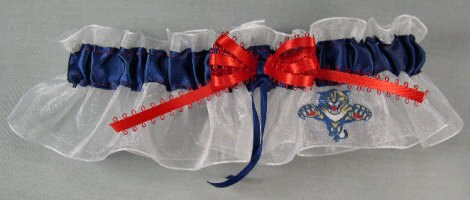 Florida Panthers Inspired Bridal Garter