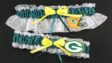 Green Bay Packers Inspired Garter Set
