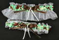 Green Camouflage Garter Set