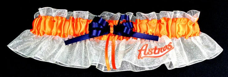 Houston Astros Inspired Bridal Garter