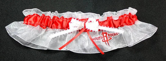 Houston Rockets Inspired Bridal Garter