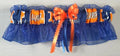 Illinois Navy FF Inspired Bridal Garter
