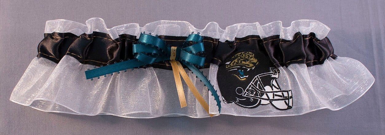 Jacksonville Jaguars Inspired Bridal Garter