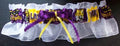 Louisiana State FF Inspired Bridal Garter
