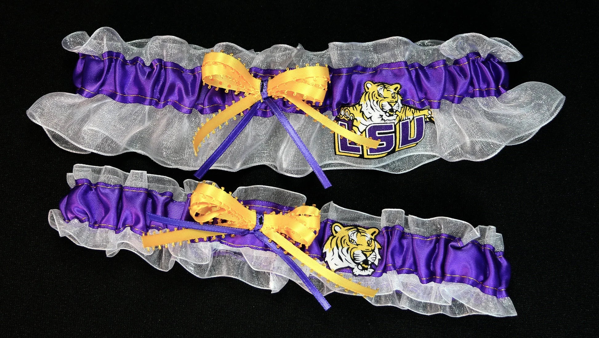 Louisiana State Inspired Garter Set