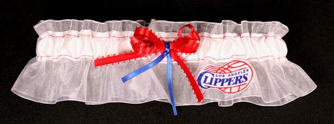 Los Angeles Clippers Inspired Bridal Garter