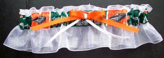 Miami FF Inspired Bridal Garter