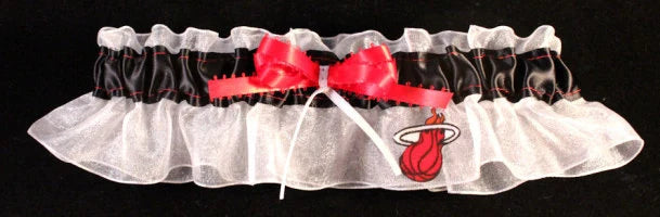 Miami Heat Inspired Bridal Garter