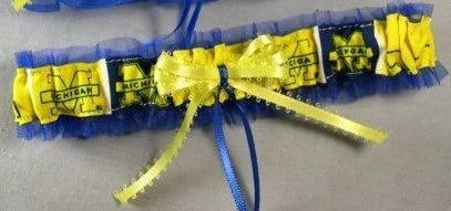 Michigan FF Blue Inspired Toss Garter