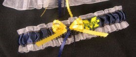Michigan Inspired Toss Garter