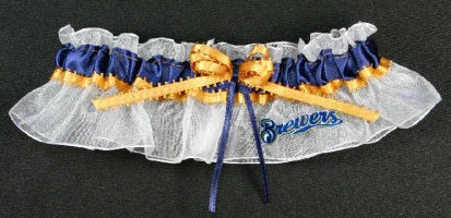 Milwaukee Brewers Inspired Bridal Garter