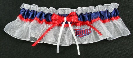 Minnesota Twins Inspired Bridal Garter