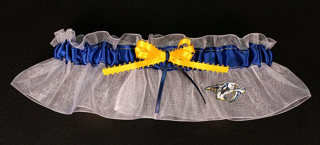 Nashville Predators Inspired Bridal Garter