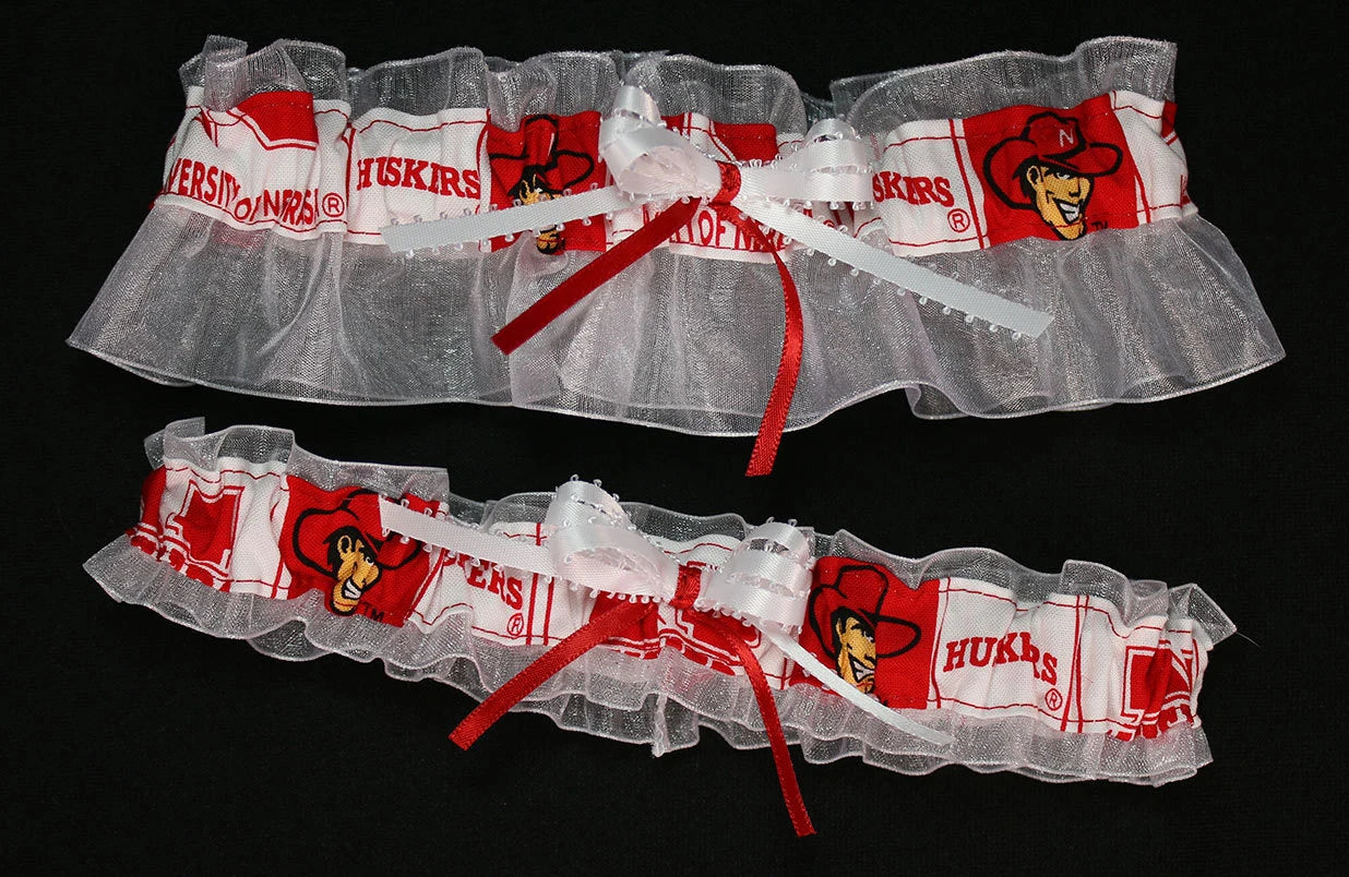 Nebraska Inspired Garter Set