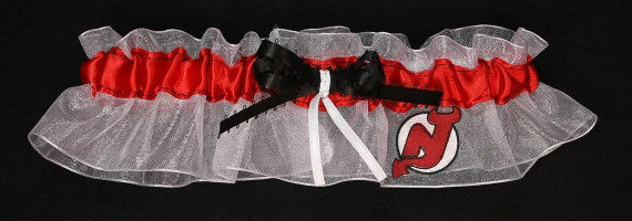 New Jersey Devils Inspired Bridal Garter