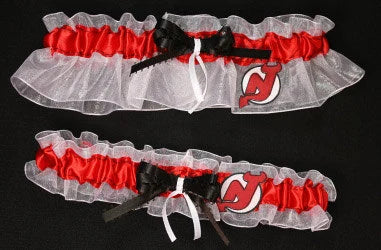 New Jersey Devils Inspired Garter Set