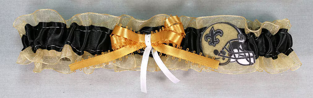 New Orleans Saints Inspired Toss Garter