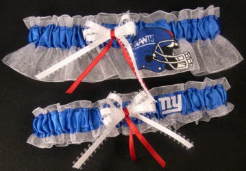 New York Giants Inspired Garter Set