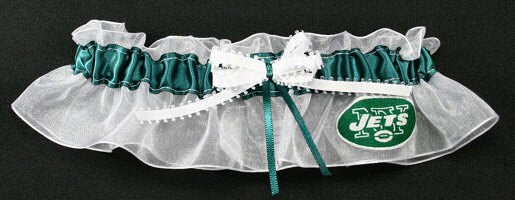 New York Jets Inspired Bridal Garter