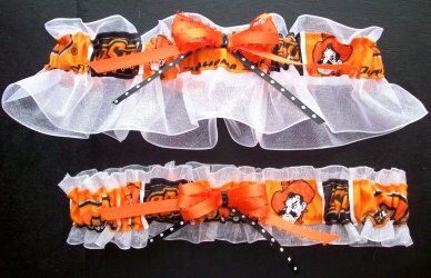 Oklahoma State Inspired Garter Set
