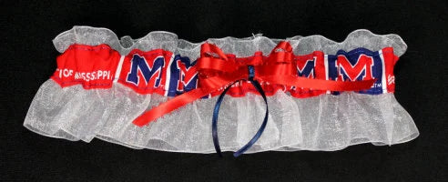 Ole Miss Inspired Bridal Garter